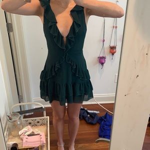 Tobi hunter green dress size S